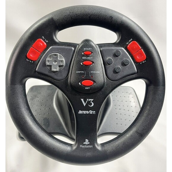 InterAct PlayStation V3 Racing Steering Wheel and Pedals PlayStation Tested - Picture 10 of 16
